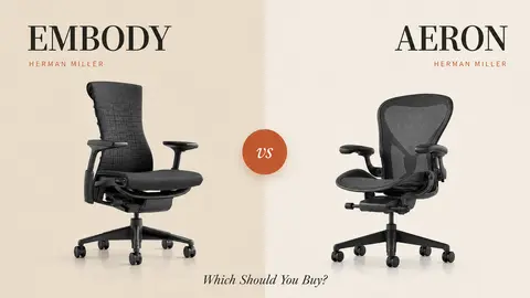 Herman Miller Embody vs Aeron: Seat Depth or Chair Size?