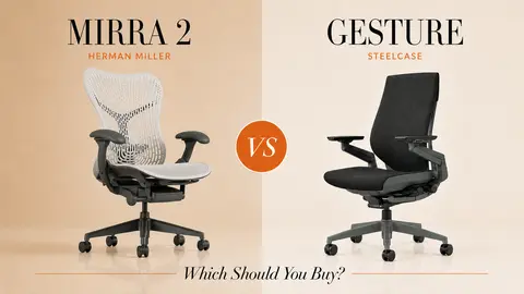 Herman Miller Mirra 2 vs Steelcase Gesture: Configuration or 360 Arms?