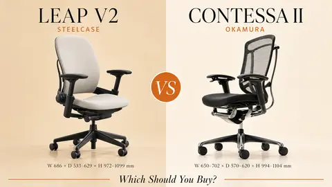 Steelcase Leap V2 vs Okamura Contessa II: Which Should You Buy?