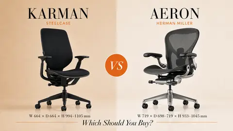 Steelcase Karman vs Herman Miller Aeron: Which Should You Buy?