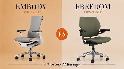 Herman Miller Embody vs Humanscale Freedom: Which Should You Buy?