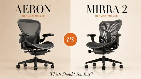 Herman Miller Aeron vs Mirra 2: Sizes, Back Options and Seat Adjustment