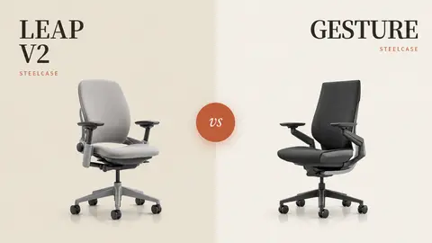 Steelcase Leap vs Gesture: Controls and Adjustment Comparison