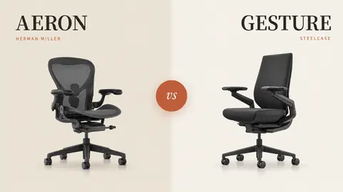 Herman Miller Aeron vs Steelcase Gesture: Chair Size or Adjustable Seat?