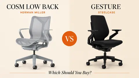 Herman Miller Cosm Low Back vs Steelcase Gesture: Which Should You Buy?
