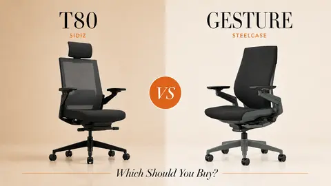 Sidiz T80 vs Steelcase Gesture: Which Should You Buy?