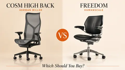 Herman Miller Cosm High Back vs Humanscale Freedom: Which Should You Buy?