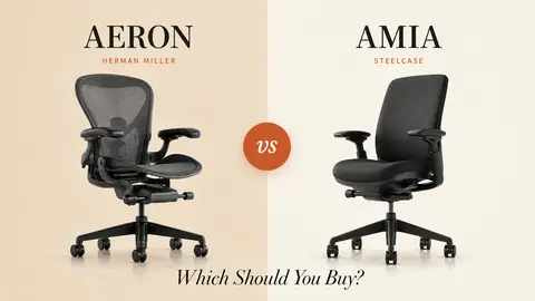 Herman Miller Aeron vs Steelcase Amia: Which Should You Buy?