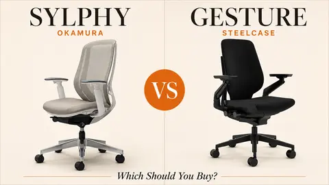 Okamura Sylphy vs Steelcase Gesture: Which Should You Buy?