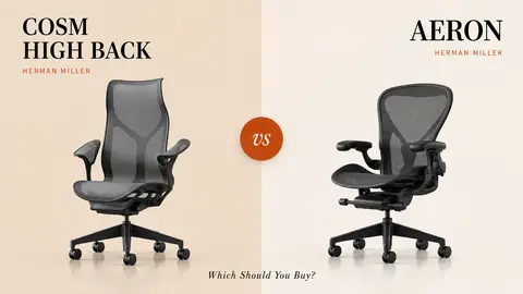 Herman Miller Cosm High Back vs Herman Miller Aeron: Which Should You Buy?
