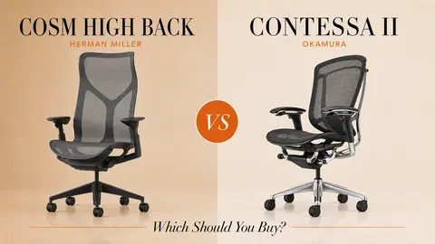 Herman Miller Cosm High Back vs Okamura Contessa II: Which Should You Buy?
