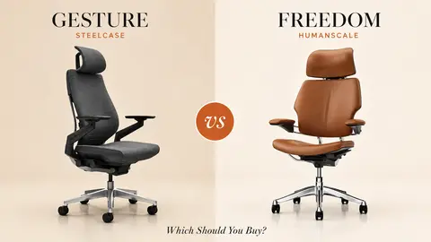 Humanscale Freedom vs Steelcase Gesture: Synchronous Arms or 360 Arms?
