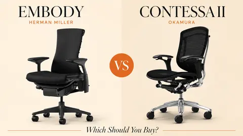 Herman Miller Embody vs Okamura Contessa II: Which Should You Buy?