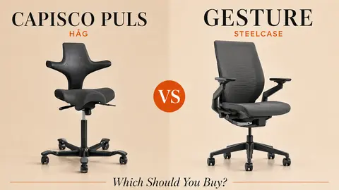 HÅG Capisco Puls vs Steelcase Gesture: Which Should You Buy?